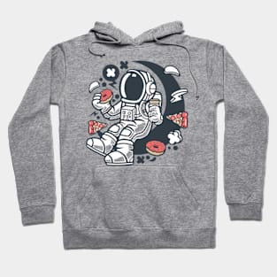 Astronaut Coffee And Donuts Hoodie